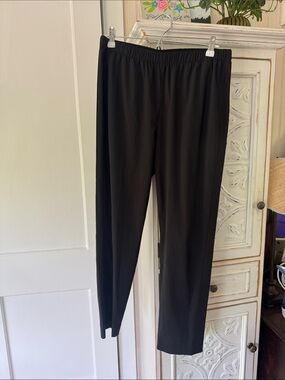 Vince Black Elastic Waist Casual Trouser